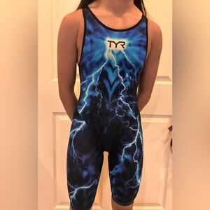 TYR Electric Blue Women's Swim One Piece